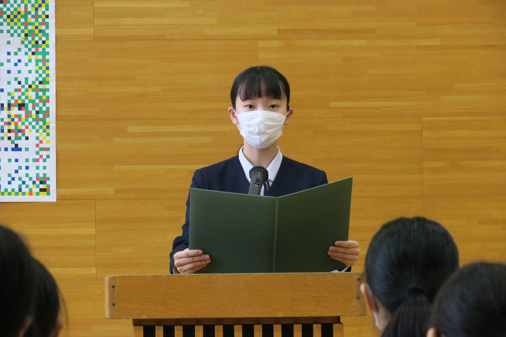 ３学期始業式の様子3